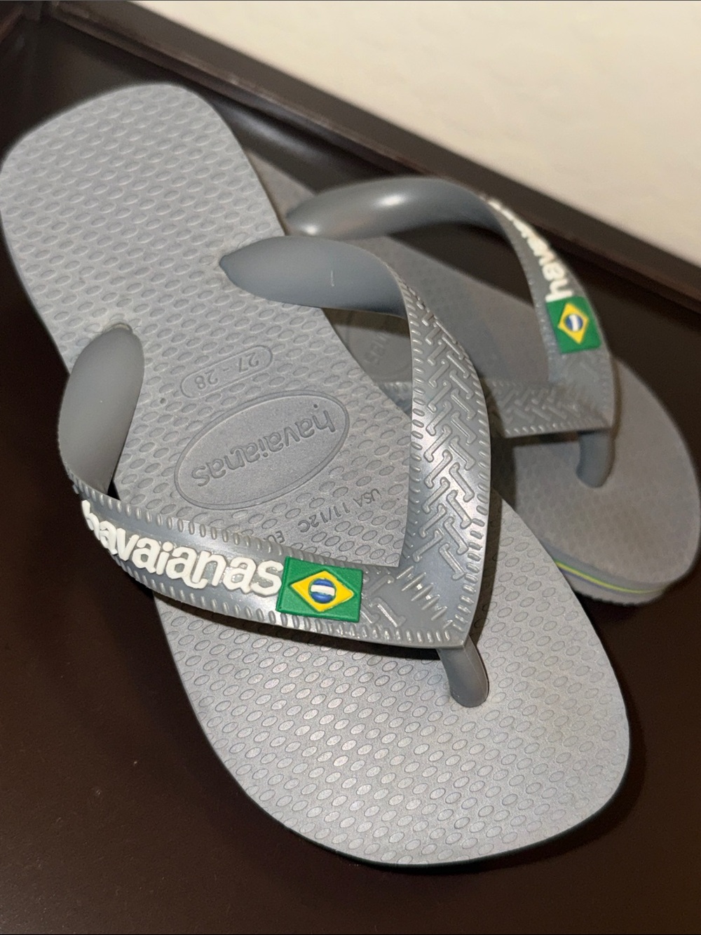 New HAVAIANAS Flip Flop 27-28 Child 11/12 sandals Brazil 🇧🇷 Brazilian Boy Girl